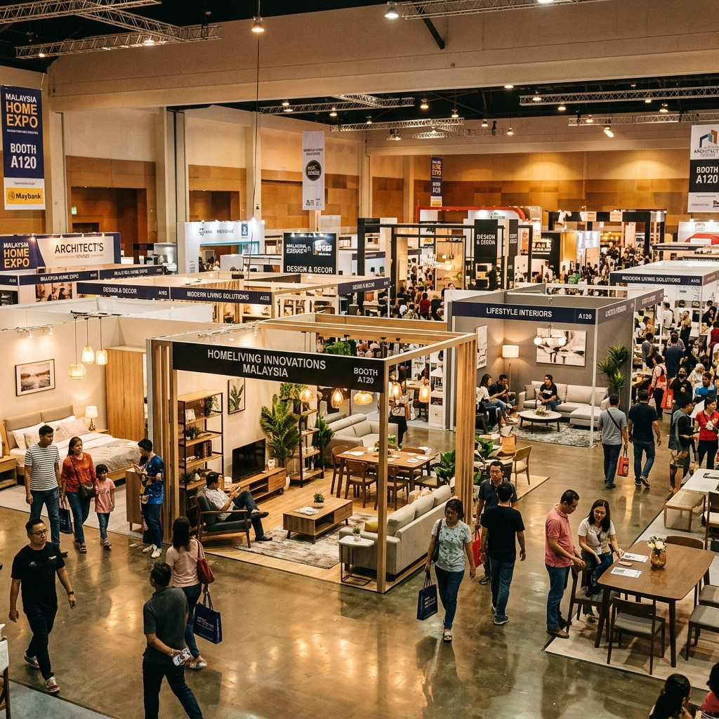 Malaysia Home Show Exhibition Floor Booths Layout